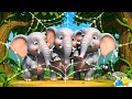 🐘 Ek Mota Haathi Ghumne Gaya | Funny Elephant Kids Rhyme | Hindi Nursery Rhymes | Popular Rhymes