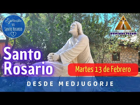 EN VIVO SANTO ROSARIO DE HOY DESDE MEDJUGORJE MARTES 13 DE FEBRERO DE 2024