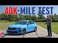 What We Learned After Testing a Cadillac CT4-V Blackwing Over 40,000 Miles | Car and Driver