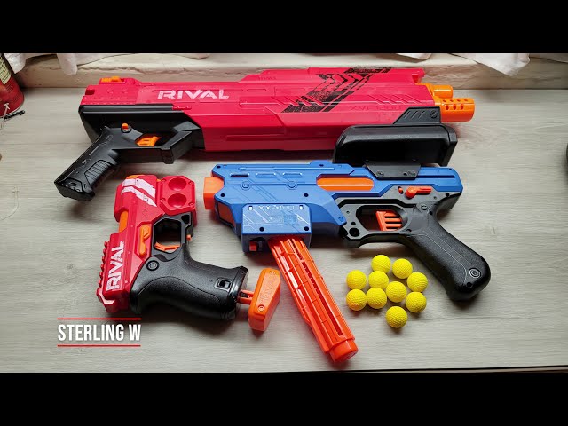 Nerf rival - blaster finisher xx-700, chargeur a remplissage