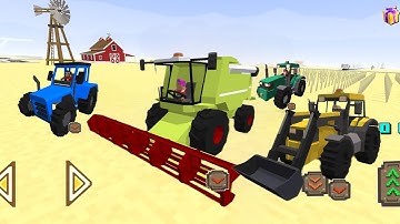 On the way to the farmer exposition | Blocky Farming & Racing Simulator