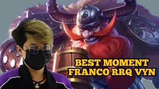 Best moment franco RRQ vyn || mancing mania mantap !!! #mobilelegends screenshot 4
