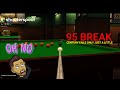 Snooker 95 Break (PC) Gameplay | Player View | ShootersPool