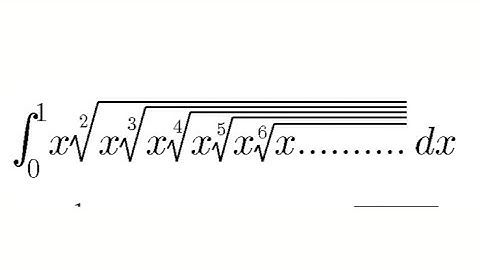 Crazy integral of nested radical