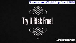 Spreadsheet World Cup Brazil 2014 Download Free [Free of Risk Download 2014] screenshot 2