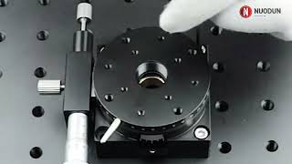 High Precision Rotation Stage Manual Rotating Platform Simple Guide