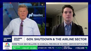 Air travel could be the catalyst for a resolution to the shutdown, says TD Cowen's Tom Fitzgerald