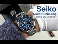 Seiko Double Unboxing! | Sumo Turtle QC Surprise?