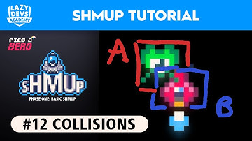Making a Shmup #12 - Collisions - Pico-8 Hero