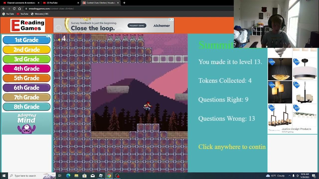 context clues climber YouTube