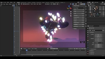 [Demo] Christmas Light - blender animation nodes; noding-product