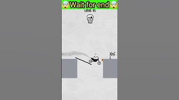Draw Bridge Puzzle Challenge🚴‍♂️Level 45  Complete #gaming #viral #pzzzang3 #shorts