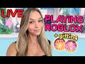 🔴 LIVE! PLAYING ROBLOX! + gifting VIP and CUSTOM MAKEUP!