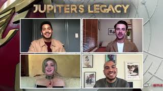 Jupiters Legacy Netflix Interview Elena Kampouris, Ian Quinlan And Andrew Horton