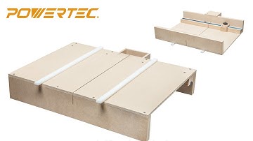 A Step-by-Step Guide for Installing HDPE Miter Bars POWERTEC (71636) Woodworking Tools & Accessories
