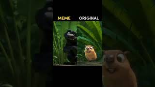 Capybara Ok I pull up Meme vs Original #shorts #memes