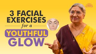 3 Effective Face Exercise | Younger Looking Skin | Glowing Skin Routine | Radiant Skin | Dr. Hansaji