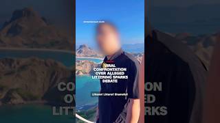 Viral confrontation over alleged littering sparks debate