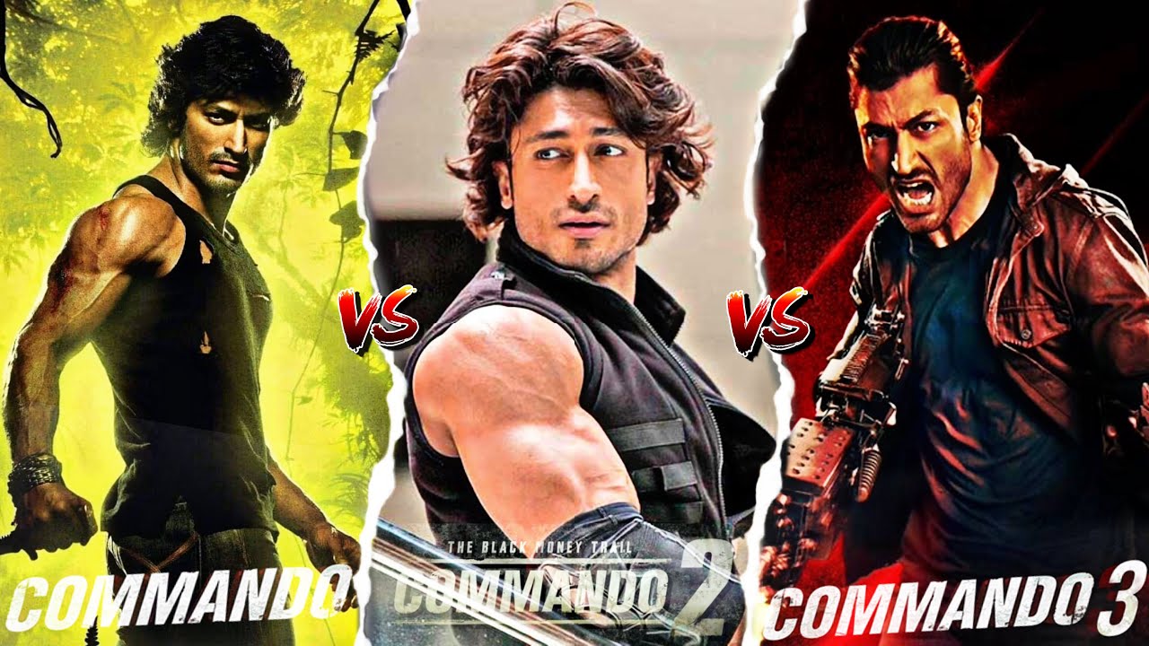 Commando Vs Commando 2 Vs Commando 3 - Who Is The Strongest (COMMANDO) / By  KrazY Battle 