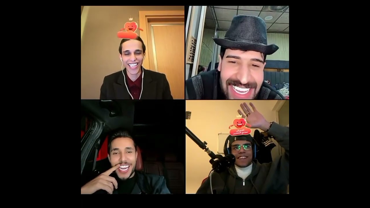 لايف بارق و ملاك وميار عقولي ويوسف لاز 💙