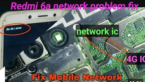 4G 3G 2G No Service problem redmi 6 ||Redmi 6a Emergency Network problem