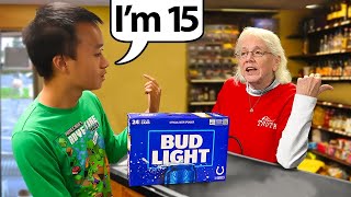Buying Beer While Acting Like A Kid