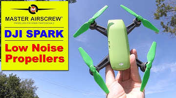 Low Noise Propellers for the DJI Spark from Master Airscrew!  Quick Review & Demo.