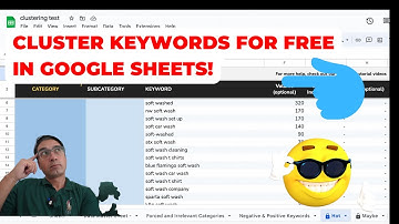 Create Keyword Clusters FOR Free Using Google AppScript