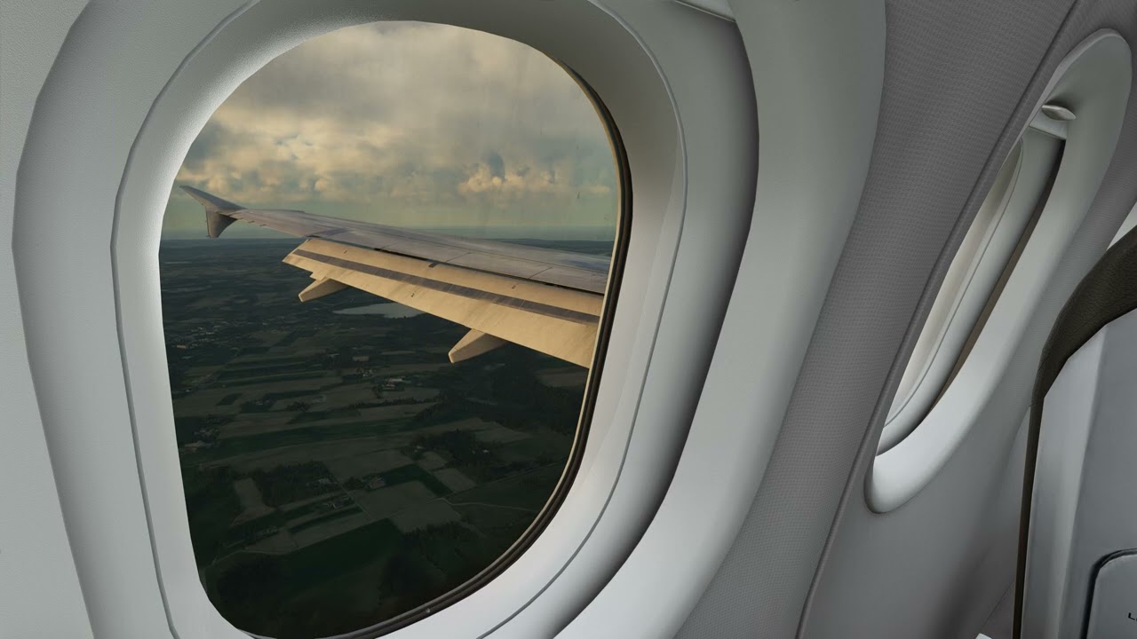 MSFS Wingview Fenix A320 CFM with SU15 Land Gdansk, Poland EPGD 11