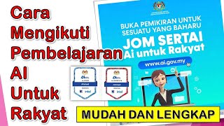 Cara Mengikuti Pembelajaran AI untuk Rakyat (Panduan Mudah dan Lengkap)