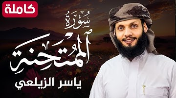 سورة الممتحنة ( كاملة ) تلاوة هادئة تريح القلب💚😌 للقارئ ياسر الزيلعي
