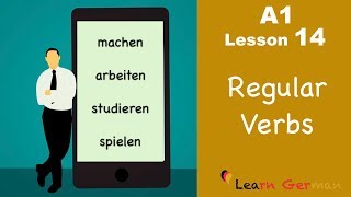 Learn German for beginners. Verbs Conjugation. Lesson 14.
