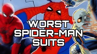 What are the WORST SpiderMan Suits?  Ranking SpiderMan Costume Designs