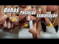 COMO COLOCAR UNHAS POSTIÇAS! CUTILAGEM À SECO! UNHAS OMBRÉ