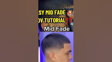 EASY Mid Fade 💥💇🏻‍♂️ Barber POV Tutorial ➕ ASMR Sounds!! 📚 Take NOTES 📝