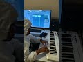 Freddy K playing Piano in the studio