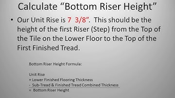 Unit 2 Lesson 1   Compensating for Flooring Thicknesses