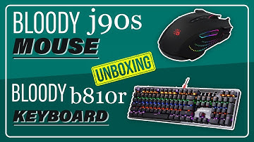 Bloody Mouse j90s and Bloody b810r Keyboard Unboxing | Bloody || Mouse || Keyboard |