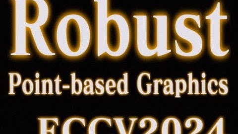 RPBG: Towards Robust Neural Point-based Graphics in the Wild