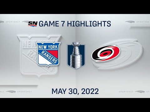 NHL Game 7 Highlights | Rangers vs. Hurricanes - May 30, 2022