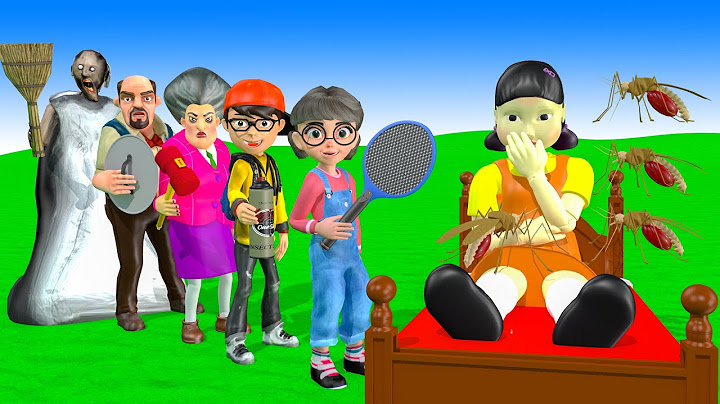 Scary Teacher 3D vs Squid Game Who Faster Mosquito Bite Squid Girl Sleeping 5 Times Challenge