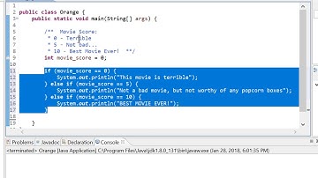 Java Programming Tutorial - 8 - If, Else If, and Else Statements