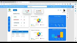 Celebrity Demo - TILE KPI FLIP Y - Component Power Apps Profile
