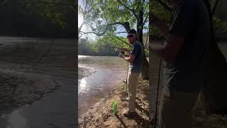 Spring time shenanigans #fishing#fishingvideo#catfish#cat#river