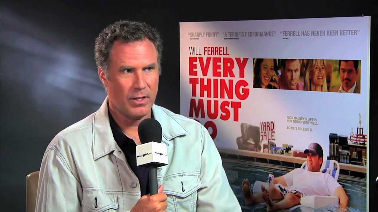 Will Ferrell talks about Everything Must Go and Anchorman 2 - YouTube