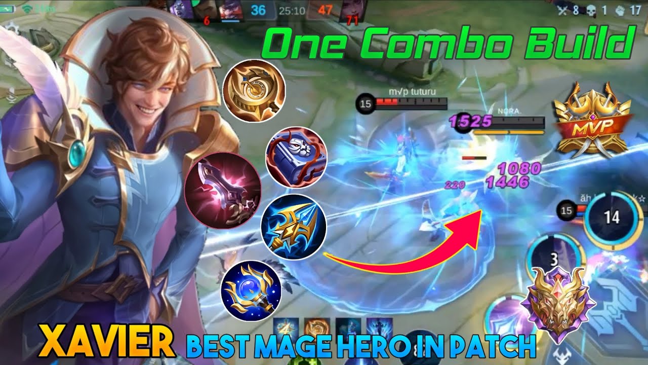 Why Xavier Best Mage Hero in Patch!! Watch Game One Combo Build