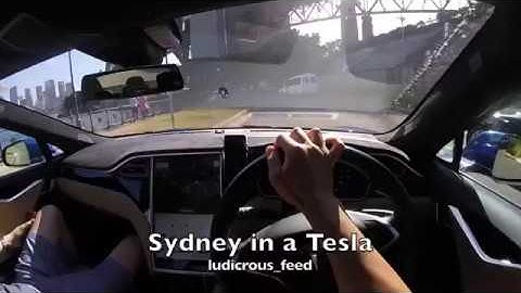 Tesla Model S Drive Sydney Harbour Bridge | Ludicrous Feed | Tesla Tom