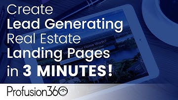 Create Lead Generating Real Estate Landing Pages in 3 MINUTES?