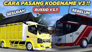 CARA PASANG KODENAME CANTER MABAR V3 !! BUSSID V3.7 UPDATE