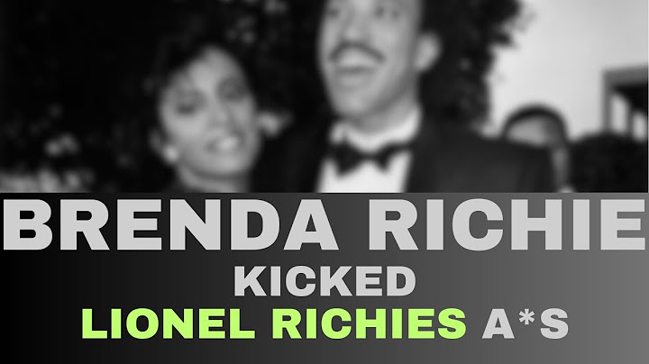 Brenda Richie Beat up Lionel Richie